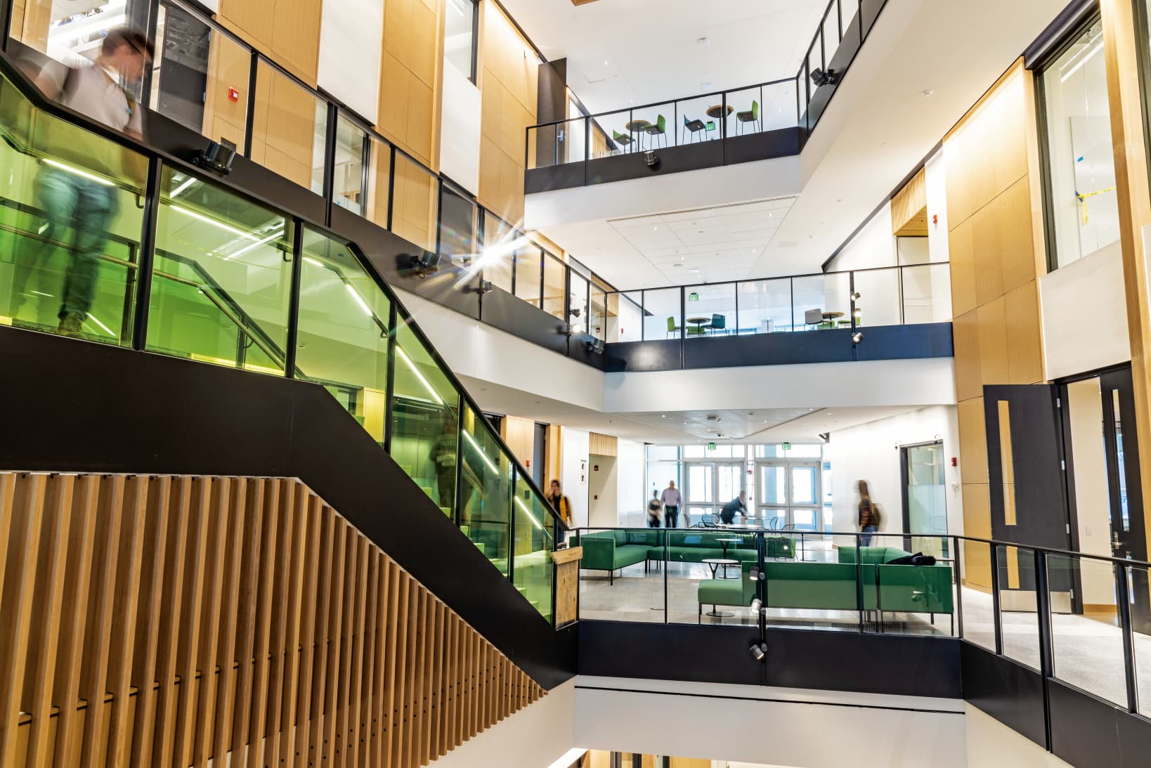 People walking in ECSC