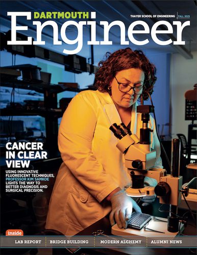 fall 2025 cover of Dartmouth Engineer magazine