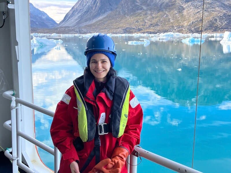 Helene Seroussi in Antarctica