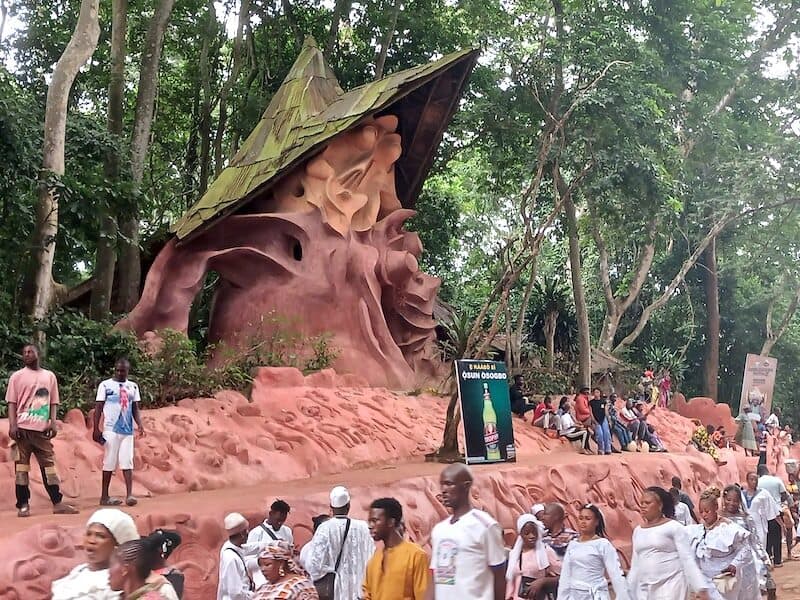 A shrine in Southwest Nigeria