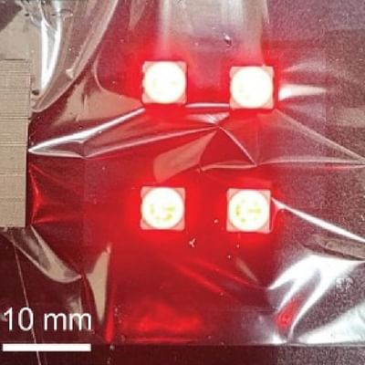 A foldable LED circuit