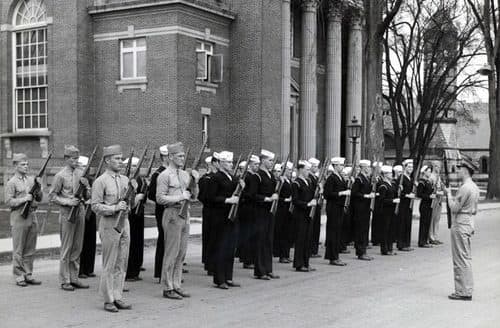 Thayer operates Navy’s largest V-12 College Training Program