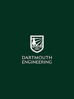 screenshot of the cover of a Dartmouth Engineering branded 9" x 12" portfolio folder