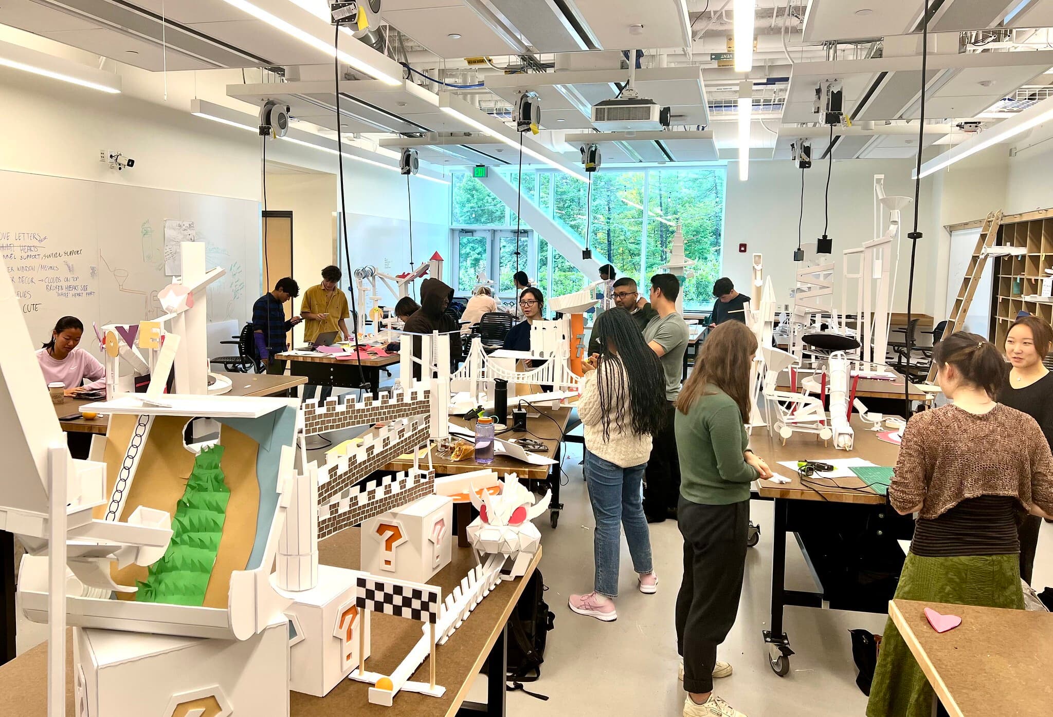 Students dive into hands-on design projects in the Couch II Project Lab.