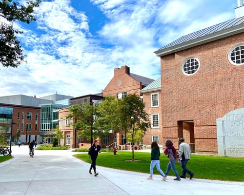 Dartmouth's Engineering and Computer Science Center is home to a hub of collaborative innovation.