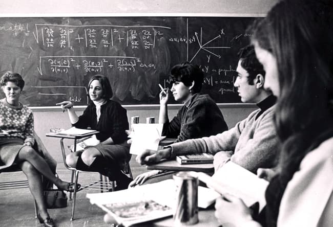 First Women to take classes at Thayer