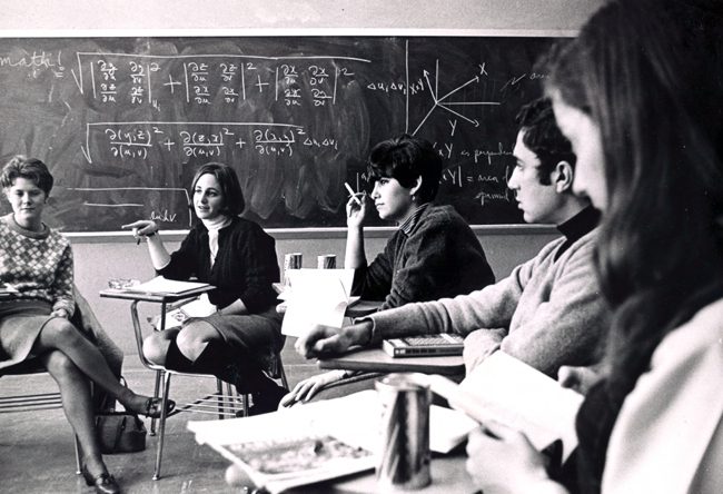 First Women to take classes at Thayer