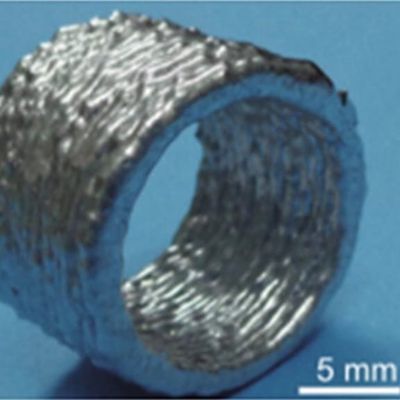 a printed liquid metal band