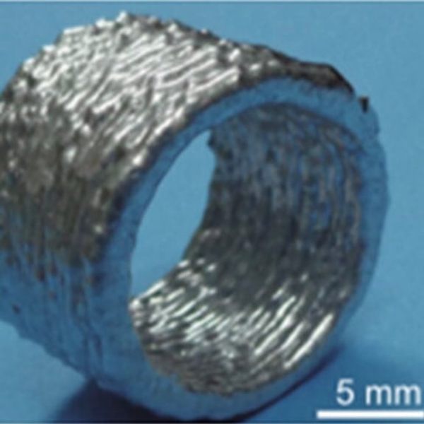 a printed liquid metal band