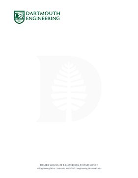screenshot of blank Dartmouth Engineering letterhead with watermark