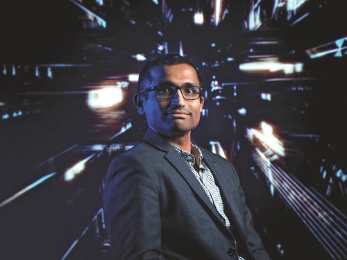 Professor Vikrant Vaze stylized headshot